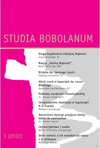 Studia Bobolanum 1 (2012)