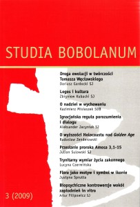 Studia Bobolanum 3 (2009)