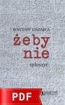Żeby nie spłoszyć (produkt cyfrowy) | Wacław Oszajca SJ