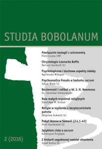 Studia Bobolanum 2 (2016) 